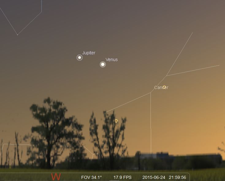 Jupiter and Venus 25th May