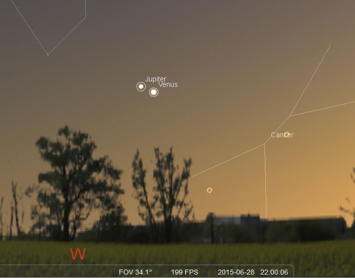Jupiter and Venus 28th May