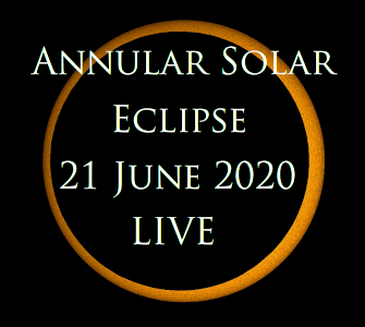 Annular Solar Eclipse Live Webcast 2020